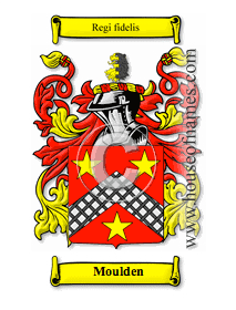 Moulden coat of arms