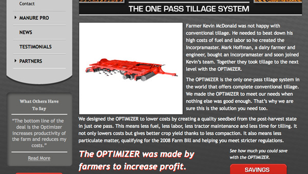 Tillage Management Optimizer content